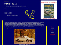 volvo140.de Webseite Vorschau