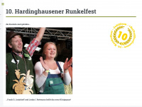 hardinghausener-runkelfest.de Webseite Vorschau