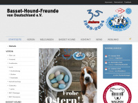 basset-hound-freunde.de Webseite Vorschau