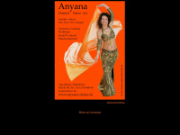 anyana-dance.de Webseite Vorschau