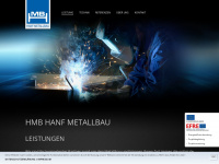 hanf-metallbau.de Webseite Vorschau