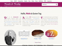 manfred-menke.de Webseite Vorschau