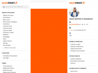 saxoprint.fr Webseite Vorschau