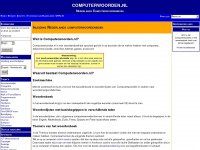 computerwoorden.nl Webseite Vorschau
