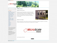 microscale.ch Webseite Vorschau