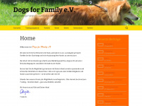 dogs-for-family.de Webseite Vorschau