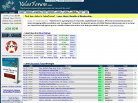 valueforum.com Webseite Vorschau