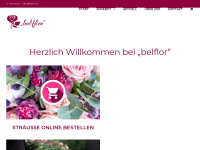 belflor.at Webseite Vorschau