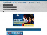 studia.uczelnie.pl Webseite Vorschau