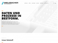 mielebacher.de Webseite Vorschau