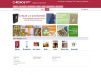 choros.de Webseite Vorschau