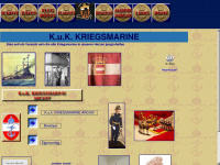 kuk-kriegsmarine.at Webseite Vorschau