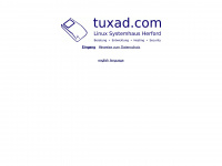 tuxad.de Webseite Vorschau