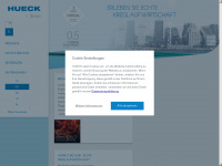 hueck.com Webseite Vorschau