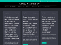 pbsc-wesel.de Webseite Vorschau