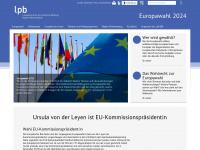 europawahl-bw.de Webseite Vorschau