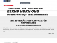 bernd-horn.de Webseite Vorschau
