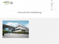 thoraxklinik-heidelberg.de Webseite Vorschau
