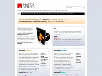 matrixscience.com Webseite Vorschau