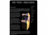 retro-arcade.net Webseite Vorschau