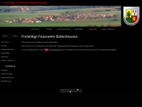 feuerwehr-ballenhausen.de Webseite Vorschau