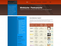 minikueche.biz Webseite Vorschau