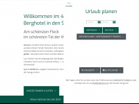 berghotel.com Webseite Vorschau