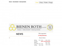 bienen-roth.ch Webseite Vorschau