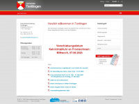 tentlingen.ch Webseite Vorschau