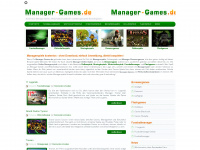 manager-games.de Webseite Vorschau