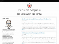 pensionalajuela.com Webseite Vorschau