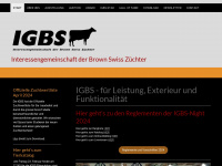 igbs.ch Webseite Vorschau
