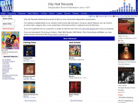 cityhallrecords.com Webseite Vorschau