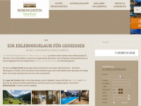 hotelrosengarten.it Webseite Vorschau