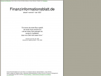 finanzinformationsblatt.de Webseite Vorschau
