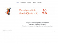 tsc-barth-ribnitz.de Webseite Vorschau