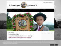 trachtenverein-auerberg.de Webseite Vorschau