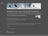 haubold-yachting.de Webseite Vorschau