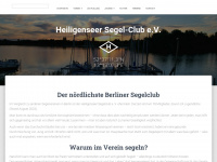 heiligenseer-segel-club.de Webseite Vorschau