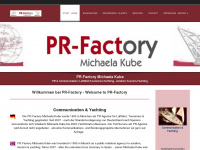 pr-factory.de Webseite Vorschau