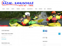 kanuschule-kitzalp.at Webseite Vorschau
