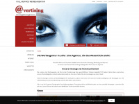 weiss-advertising.at Webseite Vorschau
