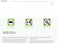 biozida.ch Webseite Vorschau