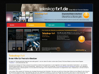 teleskop1x1.de Webseite Vorschau