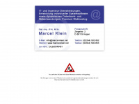 marcel-klein.net Webseite Vorschau