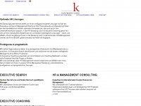 kaufmann-linke.com Webseite Vorschau