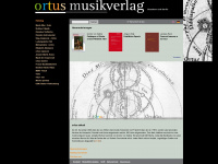 ortus-musikverlag.de Webseite Vorschau