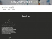 privatkanzlei.com Webseite Vorschau