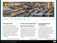 technopark.ch Webseite Vorschau