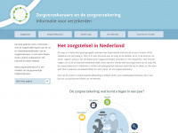 zorgverzekeraars.nl Webseite Vorschau